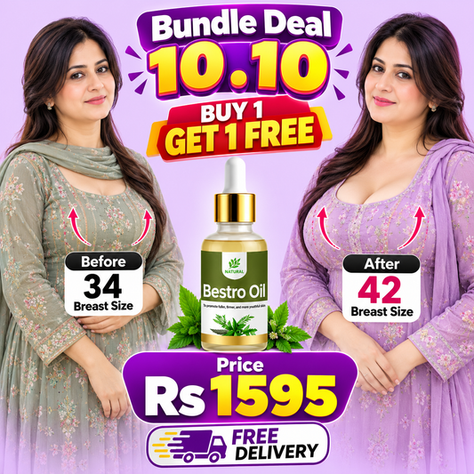 Bestro Oil – Herbal Oil for Naturally Firm, Lifted & Fuller Skin(Buy 1 get 1 free)